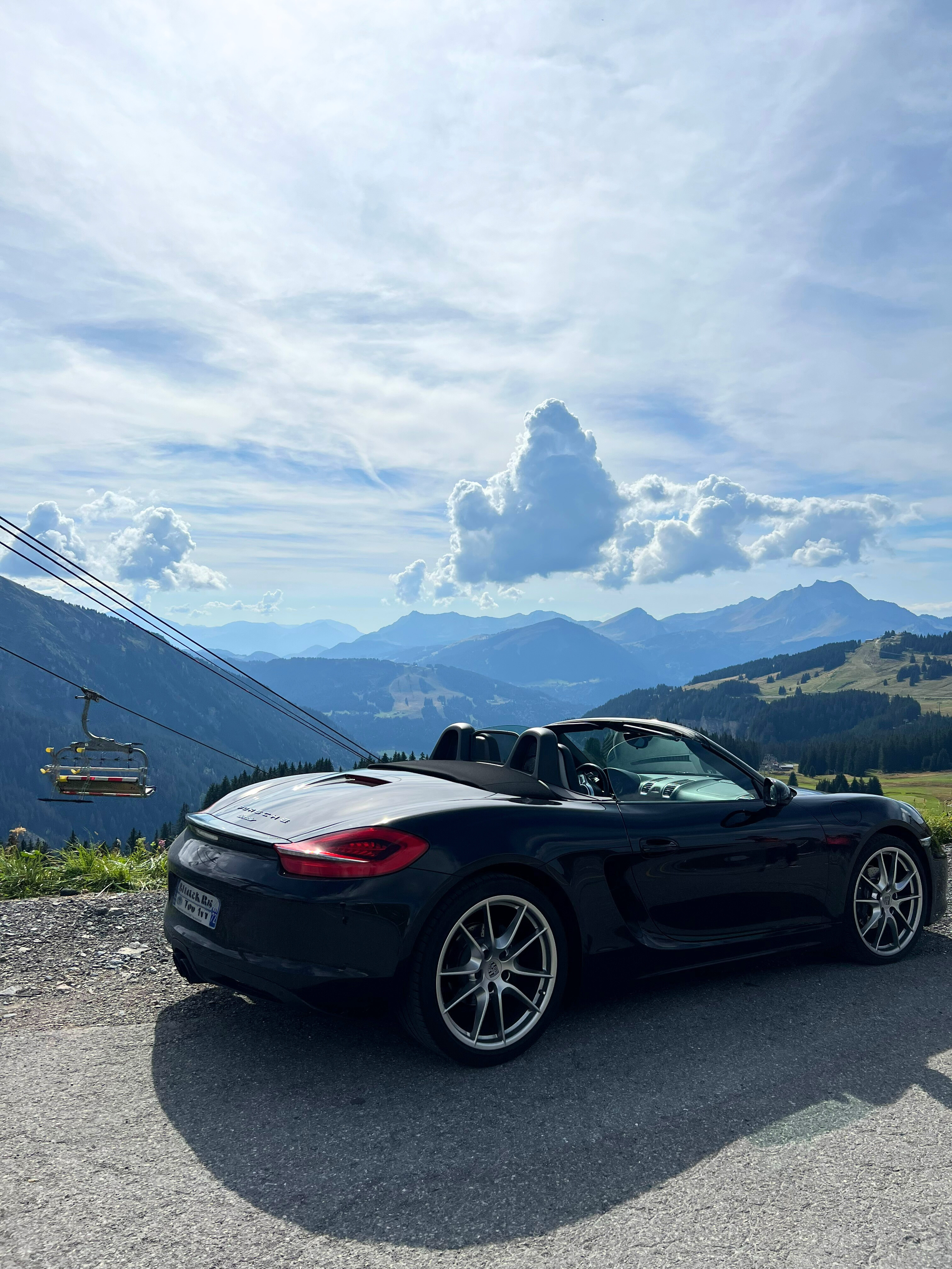 Journée découverte du Chablais Porsche Boxster 981 intérieur